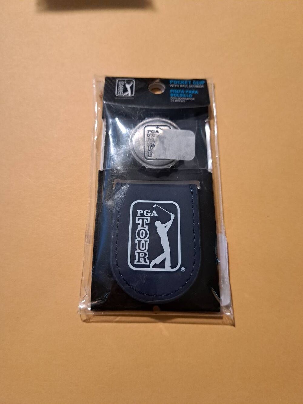 New PGA Tour Blue Pocket Clip with Ball Marker NWT Official Golf Accessory